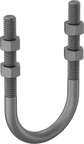 U-bolt for 1.5 inch pipe