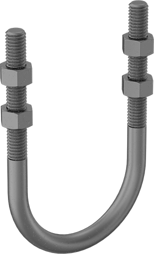 U-bolt for 2 inch pipe