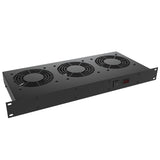 19" Rack Mount 3 Fan RF Component Cooling Tray